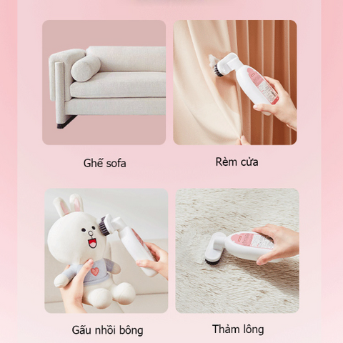 Chai Giặt Khô Sofa 300ml Kèm Bàn Chải - Dụng Cụ Vệ Sinh Ghế Da, Ghế Nỉ, Nội Thất Ô Tô Hiệu Quả, Dễ Sử Dụng