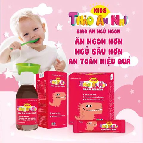 Siro Ăn Ngủ Ngon Thảo An Nhi - Giải Pháp Dành Cho Trẻ Biếng Ăn Và Ngủ Kém Chai 125ml