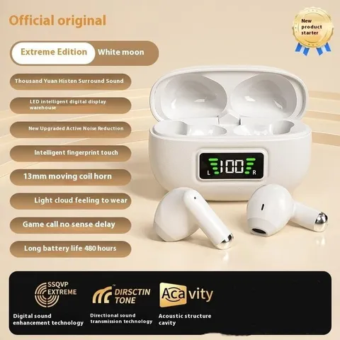 Tai nghe Bluetooth không dây XT09 TWS với Microphone và Màn hình LED - Âm thanh mạnh mẽ, Thời gian sử dụng 3-4 giờ, Kết nối nhanh chóng