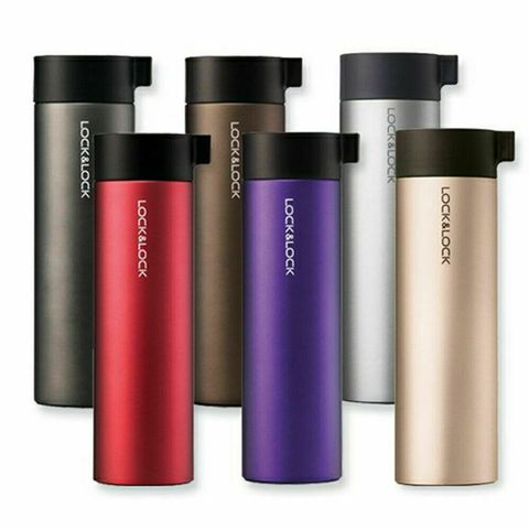 Bình Giữ Nhiệt LocknLock Knob Tumbler 400ml Có Lưới Lọc - Thiết Kế Gọn Nhẹ, Chất Liệu Thép Không Gỉ, An Toàn Cho Sức Khỏe