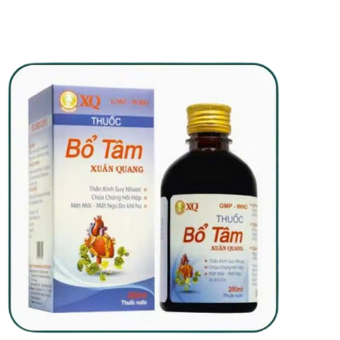 Siro Bổ Tâm Xuân Quang 250ml - Giúp Ngủ Ngon, Giảm Mệt Mỏi, Hỗ Trợ Hệ Thần Kinh, Phục Hồi Sức Khỏe