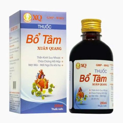 Siro Bổ Tâm Xuân Quang 250ml - Giúp Ngủ Ngon, Giảm Mệt Mỏi, Hỗ Trợ Hệ Thần Kinh, Phục Hồi Sức Khỏe