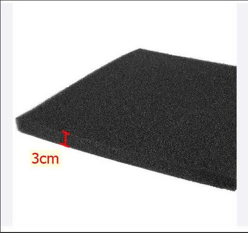 Mút Đen Lọc Nước Hồ Cá 2cm - 5cm, Tái Sử Dụng - Bộ Lọc Thức Ăn Thừa và Cặn Bẩn Hồ Cảnh Chất Lượng