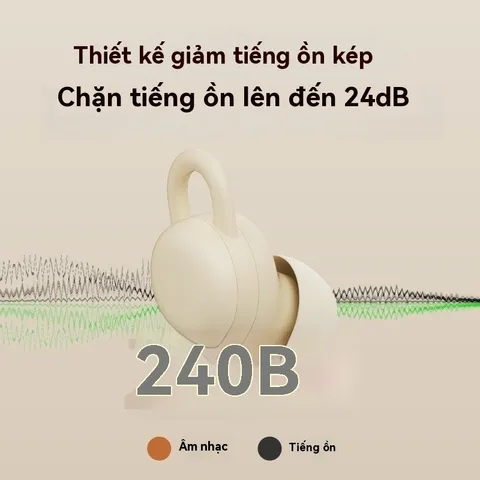 Tai Nghe Ngủ Bluetooth X68 Không Dây - Giảm Tiếng Ồn Vô Hình, Âm Thanh 3D, Thể Thao, Thời Gian Sử Dụng 28 Giờ
