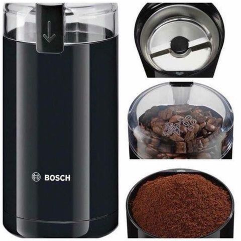 Máy Xay Cà Phê Mini Bosch TSM6A013B - Chất Liệu Thép Không Gỉ, Xay 75g Hạt Cà Phê Mịn, Tiện Lợi Cho Người Yêu Cà Phê