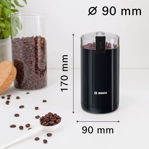 Máy Xay Cà Phê Mini Bosch TSM6A013B - Chất Liệu Thép Không Gỉ, Xay 75g Hạt Cà Phê Mịn, Tiện Lợi Cho Người Yêu Cà Phê