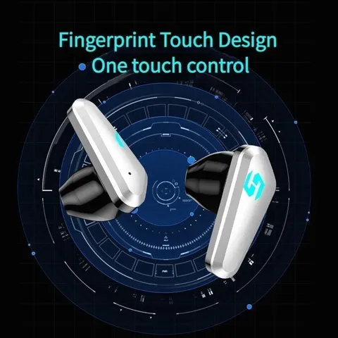 Tai Nghe Bluetooth Không Dây X35 TWS V5.3 - Tai Nghe Gaming Thể Thao, Độ Trễ Thấp, Màu Đen và Bạc, Âm Thanh Chất Lượng Cao