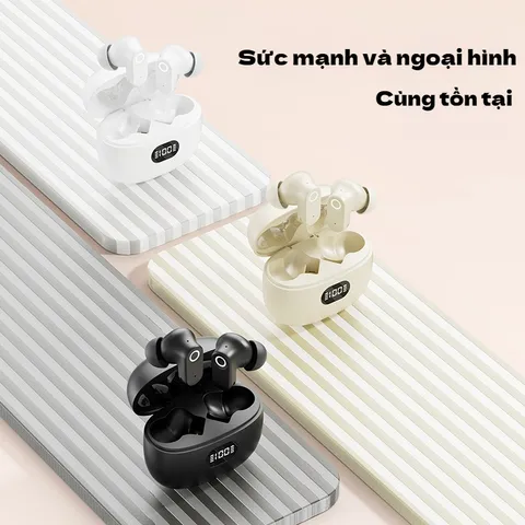 Tai nghe Bluetooth Q1PRO - Tai nghe không dây HiFi thể thao chống nước với micrô, âm thanh tuyệt vời, sạc nhanh, thời gian sử dụng lâu dài