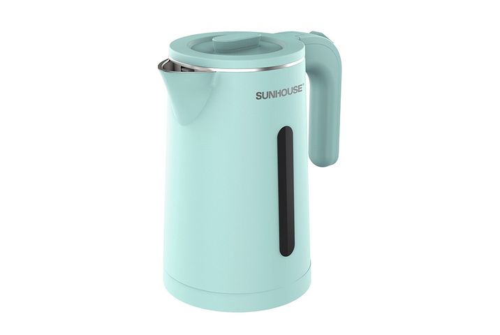 Âm Siêu Tốc Inox 2 Lớp 1.8 Lít SUNHOUSE SHD1351 - Công Suất 1500W, Đế Tiếp Điện Xoay 360 Độ, Nấu Nước Nhanh Chóng, Màu Xanh