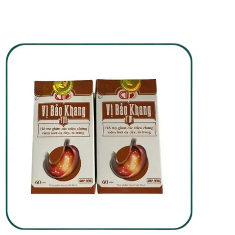 Vi Bảo Khang TM - Hỗ Trợ Giảm Viêm Dạ Dày & Trào Ngược, 60 Viên Hỗ Trợ Tiêu Hóa Hiệu Quả Cho Tất Cả Mọi Người