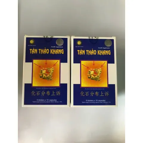 Viên Uống Tán Thảo Khang - Giải Pháp Hỗ Trợ Lợi Tiểu, Giảm Sỏi Thận và Tiểu Khó, Hộp 60 Viên, Thực Phẩm Chức Năng Chất Lượng