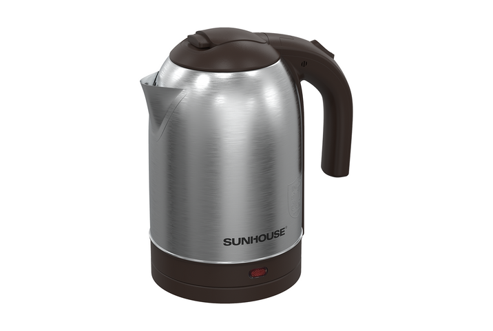 Ấm Siêu Tốc Inox 1.8L Sunhouse SHD1185 - Công Suất 1500W, Đế Tiếp Điện Xoay 360 Độ - Bình Đun Nước An Toàn và Tiết Kiệm Điện