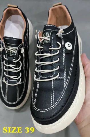 Giày Thể Thao Nam D40 - Sneaker Thời Trang Năng Động Dễ Phối Đồ, Chất Liệu Da Trơn Cao Cấp, Đủ Size, Phong Cách Trẻ Trung