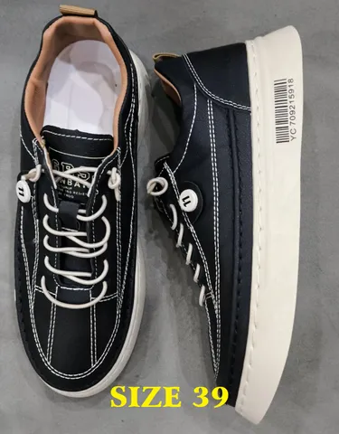 Giày Thể Thao Nam D40 - Sneaker Thời Trang Năng Động Dễ Phối Đồ, Chất Liệu Da Trơn Cao Cấp, Đủ Size, Phong Cách Trẻ Trung
