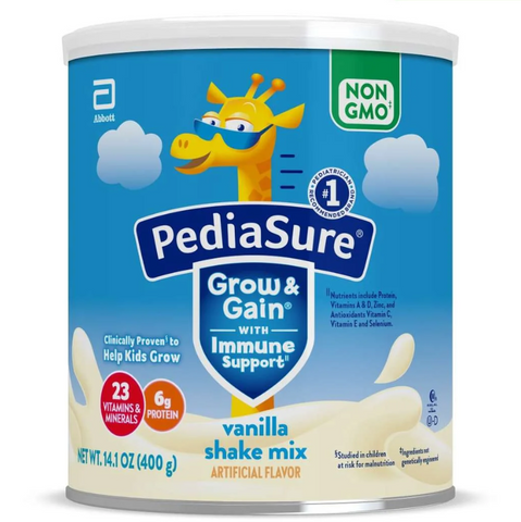 Sữa Pediasure Grow & Gain vị Vani 400g - Dinh dưỡng toàn diện cho trẻ 1-10 tuổi, hỗ trợ tăng cân và chiều cao