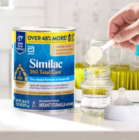 Sữa Similac 360 Total Care 873g - Sữa công thức cho bé 0-12 tháng, HMO Prebiotics hỗ trợ miễn dịch và tăng cường tiêu hóa