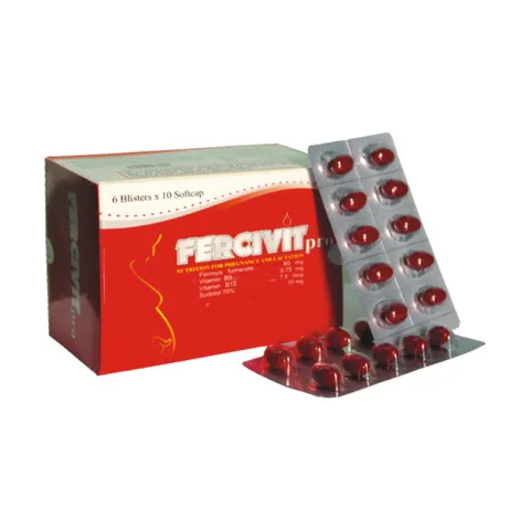 FERCIVIT PRO - HỖ TRỢ THIẾU MÁU CHO PHỤ NỮ.