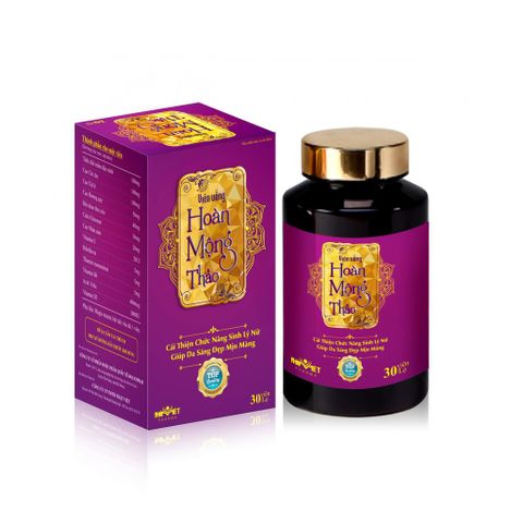 Viên Uống Hoàn Mộng Thảo - Hỗ Trợ Cân Bằng Nội Tiết Tố Nữ, Giảm Nám Da, Hỗ Trợ Sức Khỏe Phụ Nữ Tuổi Tiền Mãn Kinh