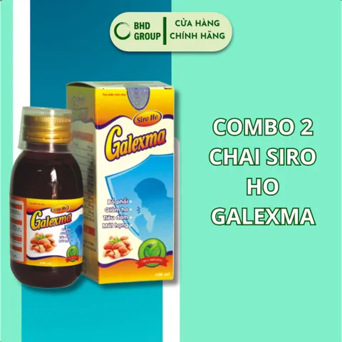 Siro Ho Galexma - Combo 2 Chai 100ml Hỗ Trợ Bổ Phế, Giảm Ho Gió, Ho Khàn Cho Trẻ Em và Người Lớn