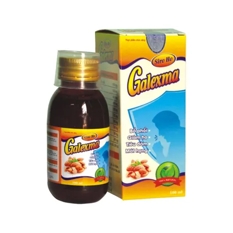 Siro Ho Galexma - Combo 2 Chai 100ml Hỗ Trợ Bổ Phế, Giảm Ho Gió, Ho Khàn Cho Trẻ Em và Người Lớn