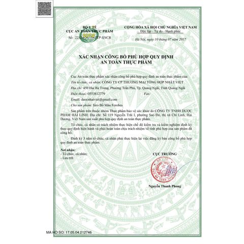 Siro Bổ Máu Ferobes - Nhật Việt Pharma - Bổ Sung Sắt và Khoáng Chất Hỗ Trợ Tạo Máu cho Phụ Nữ Mang Thai và Thiếu Máu