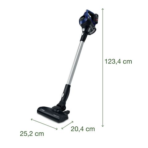 Máy Hút Bụi Không Dây Bosch BBS611MAT Unlimited 6 - Hiệu Suất Mạnh Mẽ, Thiết Kế Linh Hoạt, Hệ Thống Lọc HEPA, Thời Gian Sử Dụng 30 Phút