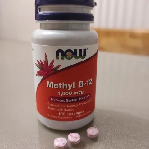 Viên ngậm Vitamin B12 Methyl 1000mcg Thuần Chay NOW Foods - Hỗ trợ Hệ Thần Kinh và Tăng Cường Năng Lượng, 100 Viên