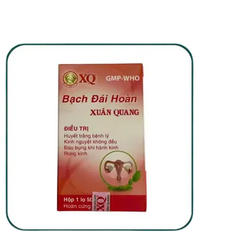 Bạch Đái Hoàn Xuân Quang 50g - Thực Phẩm Chức Năng Hỗ Trợ Kinh Nguyệt Không Đều và Giảm Đau Bụng Kinh Cho Phụ Nữ