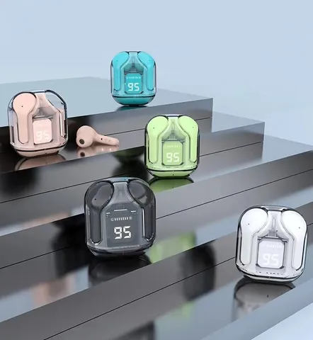 Tai nghe Bluetooth TWS KY8 Mini trong suốt 6 màu - Khử tiếng ồn, tích hợp mic, Pin 30mAh, Sạc Type-C, Âm thanh chất lượng cao