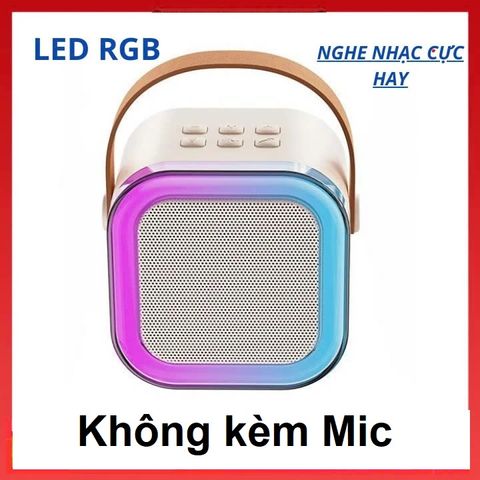 Loa Bluetooth K12 Mini Không Dây 5W Kèm 2 Micro Karaoke Thiết Kế Nhỏ Gọn, Âm Thanh Chất Lượng, Dễ Dàng Mang Theo