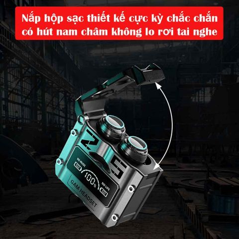 Tai Nghe Bluetooth Gaming M25 TWS 5.3 - Âm Thanh 9D Bass Căng, Chống Nước IPX7, Thời Gian Sử Dụng 6 Giờ - Tai Nghe Không Dây Nhét Tai Chơi Game