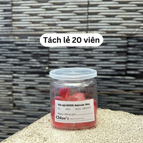 Kẹo ngủ Natrol 10mg hỗ trợ ngủ ngon Mỹ