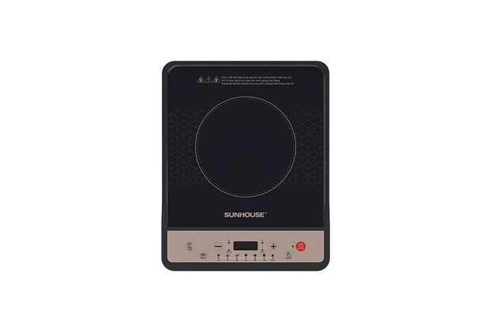 Bếp Từ Đơn Sunhouse SHD6160 - Công Suất 1800W, Kính Ceramic Bền, Tặng Kèm Nồi Lẩu Đa Năng, Bảo Hành 12 Tháng