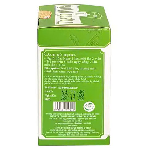 Thanh Nhiệt TM 60 Viên - Thực Phẩm Chức Năng Hỗ Trợ Giải Độc, Thanh Nhiệt, Mát Gan, Giảm Mề Đay, Mẩn Ngứa