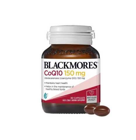 Viên uống Blackmores CoQ10 150mg - Hỗ trợ tim mạch khỏe mạnh, tăng cường năng lượng, dễ hấp thu, 30 viên, sản phẩm cho người trưởng thành