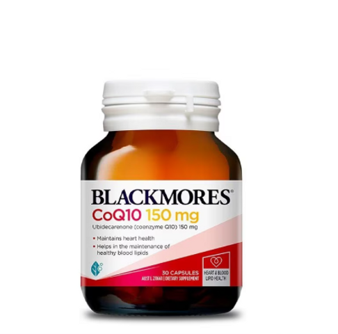 Viên uống Blackmores CoQ10 150mg - Hỗ trợ tim mạch khỏe mạnh, tăng cường năng lượng, dễ hấp thu, 30 viên, sản phẩm cho người trưởng thành