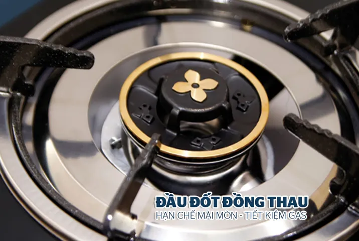 Bếp Gas Dương Đơn Kính SUNHOUSE SHB212KT - Bếp Gas Họng Thường Dùng Bình Gas Lớn Tiết Kiệm, Thiết Kế Hiện Đại, Dễ Dàng Vệ Sinh