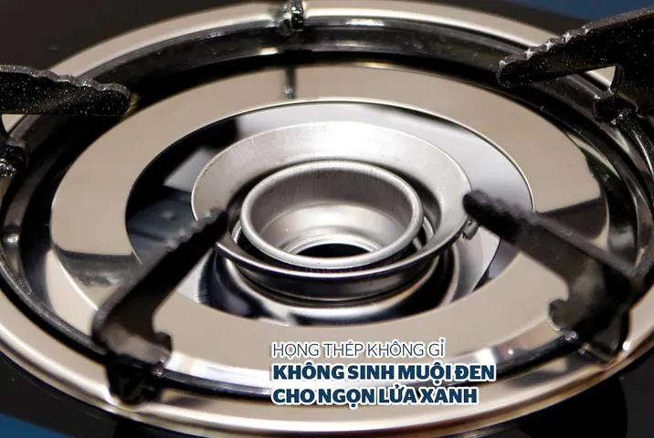 Bếp Gas Dương Đơn Kính SUNHOUSE SHB212KT - Bếp Gas Họng Thường Dùng Bình Gas Lớn Tiết Kiệm, Thiết Kế Hiện Đại, Dễ Dàng Vệ Sinh
