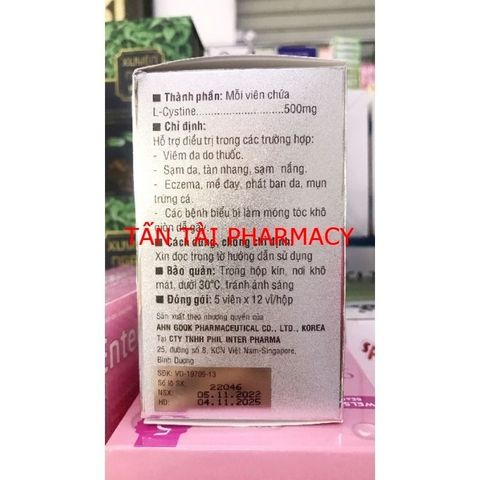 ✅[CHÍNH HÃNG, SỈ INBOX]  Viên uống đẹp da Phils-lin L-Cystine 500mg 60 viên