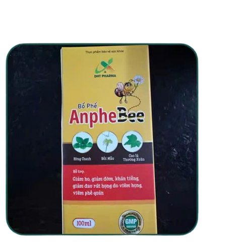 Siro Hỗ Trợ Giảm Ho Anphebee 100ml - Giảm Đờm, Khàn Tiếng, Đau Rát Họng Cho Trẻ Em và Người Lớn, Hiệu Quả Tự Nhiên