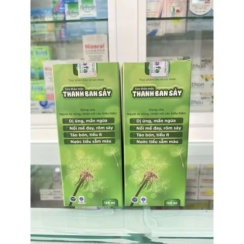SIRO Thảo Mộc Thanh Ban Sảy 125ML - Giải Độc Gan, Hỗ Trợ Thanh Nhiệt Từ Thiên Nhiên - Chai Thảo Dược Việt Nam Chất Lượng Cao
