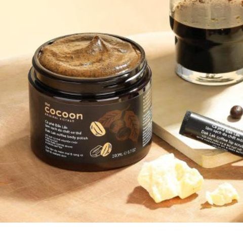 Cà Phê Đắk Lắk Body Scrub 200ml - Tẩy Da Chết Toàn Thân, Giúp Da Mịn Màng, Sáng Đều, Chất Lượng Cao, 100% Thuần Chay