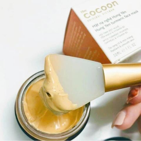 Mặt Nạ Nghệ Hưng Yên Cocoon 30ml-100ml - Mặt Nạ Dưỡng Sáng Da Đều Màu, Chống Oxy Hóa Từ Tinh Bột Nghệ Thiên Nhiên