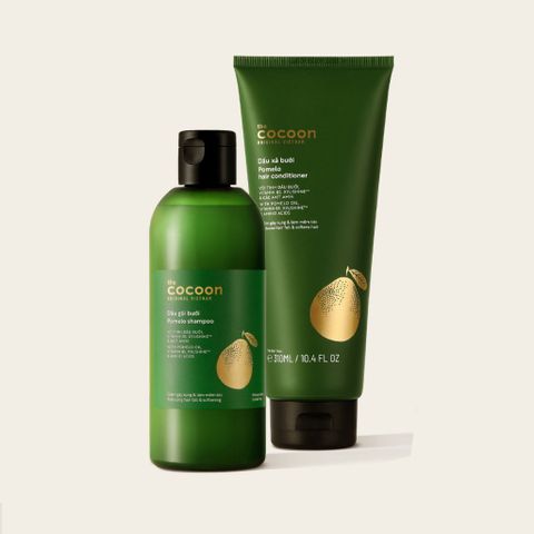 Dầu Gội Bưởi Cocoon 310ml - Giảm Gãy Rụng Tóc, Dưỡng Ẩm, Không Sulfate, Tinh Dầu Tự Nhiên, Phục Hồi Tóc Yếu Mỏng