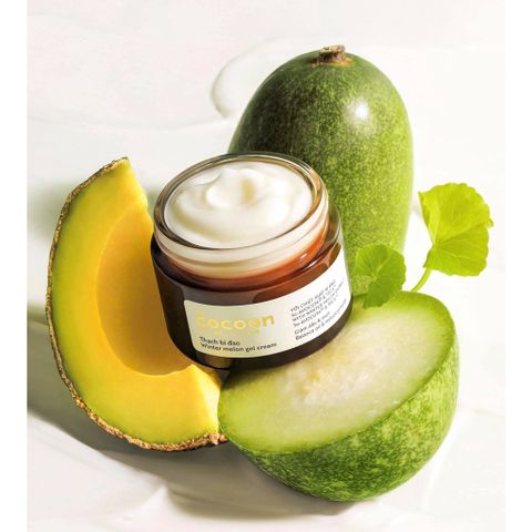 Thạch Bí Đao Cocoon Cấp Ẩm và Giảm Mụn 30ml - 100ml, Tinh Chất Dưỡng Ẩm, Ngăn Ngừa Mụn, Làm Dịu Da, Chăm Sóc Da Mặt Thảo Dược