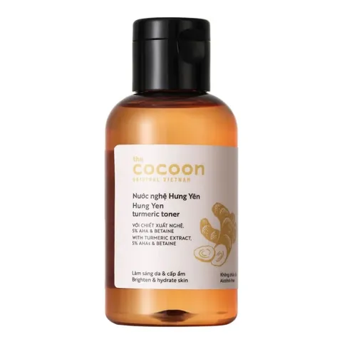 Combo Chăm Sóc Da Nghệ Hưng Yên Cocoon - Bộ Sản Phẩm Làm Sạch, Dưỡng Ẩm, Và Làm Sáng Da - 4 Món Tích Hợp Chăm Sóc Da Từ Thiên Nhiên