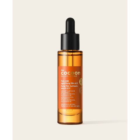 Tinh Chất Nghệ Hưng Yên 10% Vitamin C Cocoon 5ml - Serum Làm Sáng Da, Mờ Vết Thâm, Dưỡng Ẩm Từ Thiên Nhiên