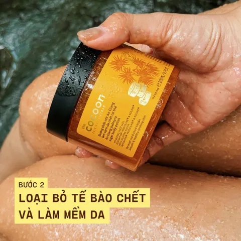 Gel tắm đường thốt nốt An Giang Cocoon 500ml - Dưỡng ẩm nhẹ nhàng với hương trái cây, làm sạch và bảo vệ làn da mềm mại