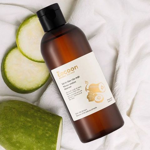 Gel Rửa Mặt Bí Đao Cocoon 140ml - 310ml, Làm Sạch Da, Giảm Mụn, Cung Cấp Độ Ẩm Tự Nhiên, Chiết Xuất Từ Bí Đao và Rau Má