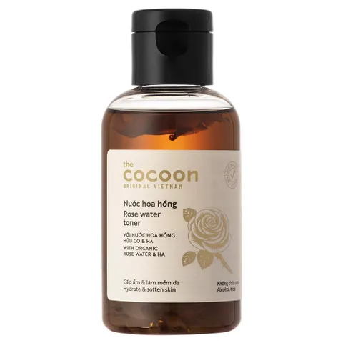 Nước Cân Bằng Da Cocoon 140ml - Toner Hoa Hồng Chuyên Sâu Cho Da Dầu Mụn, Cấp Ẩm Và Se Khít Lỗ Chân Lông